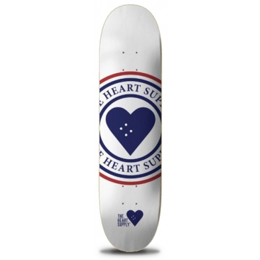 The Heart Supply Insignia White 8.25 Planche Skateboard