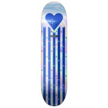 The Heart Supply R7 Foil Blue Stripes 8.25 Skateboard Deck