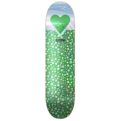 The Heart Supply R7 Foil Green Polkahearts 8.0 Tavola da skateboard