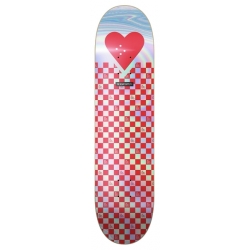 The Heart Supply R7 Foil Red Checkerboards 8.25 Skateboard Deck