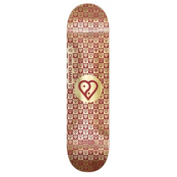 The Heart Supply Trinity Gold Foil Chris Chann 8.0 Planche Skateboard