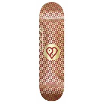 The Heart Supply Trinity Gold Foil Chris Chann 8.0 Skateboard bord