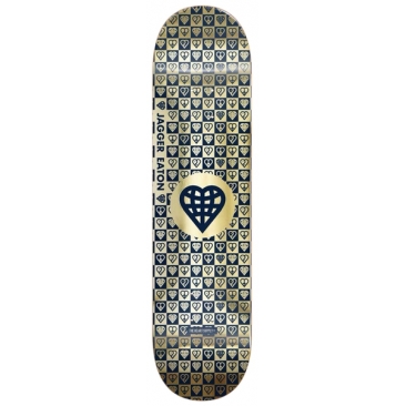 The Heart Supply Trinity Gold Foil Jagger Eaton 8.25 Planche Skateboard