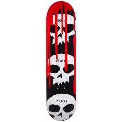 Zero 3 Skull Blood Black White Red 7.75 X 31.1 Wb 13.88 Skateboard bord