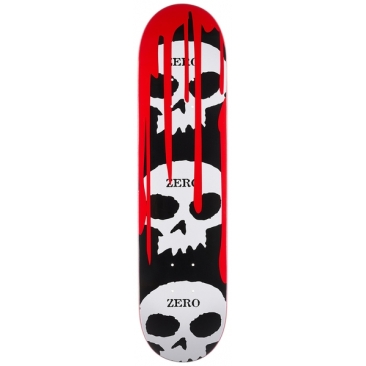 Zero 3 Skull Blood Black White Red 7.75 X 31.1 Wb 13.88 Planche Skateboard