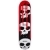 3 Skull Blood Black White Red 7.75 X 31.1 Wb 13.88