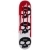 3 Skull Blood White White Black Red 8.125 X 31.7