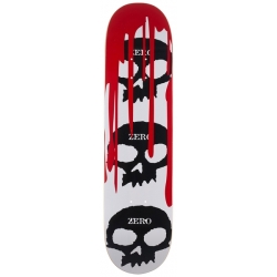 Zero 3 Skull Blood White White Black Red 8.375 X 31.9 Skateboard bord