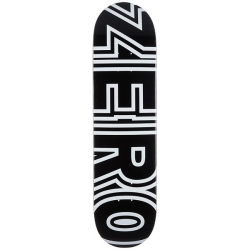 Zero Classic Bold Black White 8.0 X 31.6 Skateboard Deck