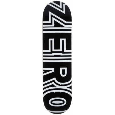 Zero Classic Bold Black White 8.0 X 31.6 Planche Skateboard