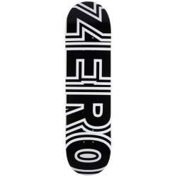 Zero Classic Bold Black White 8.25 X 31.9 Planche Skateboard