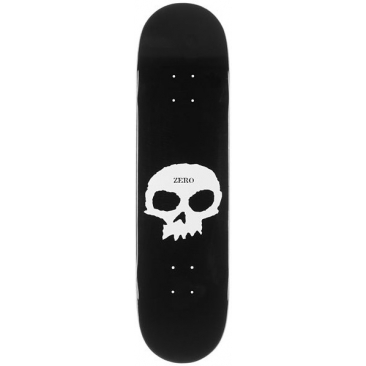 Zero Single Skull Black White 7.75 X 31.1 Wb 13.88 Planche Skateboard