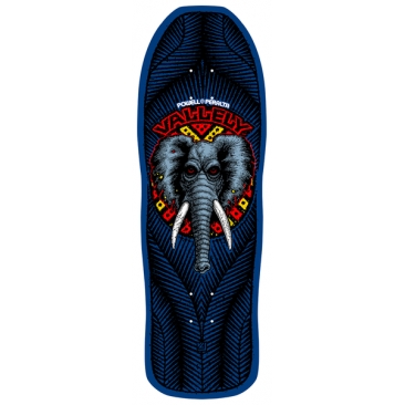 Powell Peralta Reissue Vallely Elephant Blue 10 x 30.25 Skateboard Deck