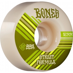 Bones Roues Skateboard Stf 52mm V4 Retros 99a White Wide 