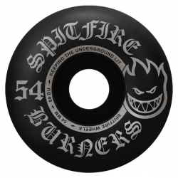 Spitfire Wheels 54mm Burner Black Black 