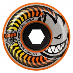 Spitfire Wheels 58mm 80hd Fade Orange Cncl Full 