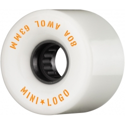 Mini Logo Rodas 63mm Awol 80a White 