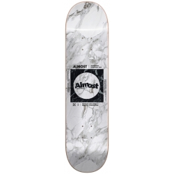 Almost Skateboard Deck Minimalist R7 White Black 8.5 X 32.12 Wb14.25 