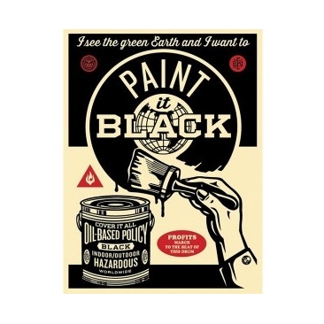 Obey Paint It Black Sticker Skate