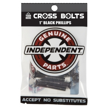 Independent 1 "Phillips Black screw Screws