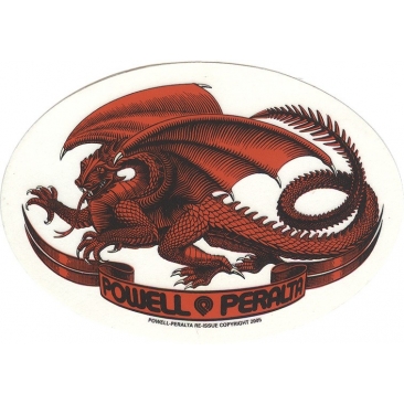 Powell Peralta Dragon - Red Sticker Skate