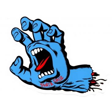 Santa Cruz Screaming Hand Mid Sticker Skate