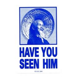 Powell Peralta Sticker Skate Have you seen him - blue 