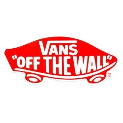 Vans Sticker Skate Classic Off The Wall - Red 