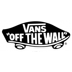 Vans Sticker Skate Classic Off The Wall - Black 