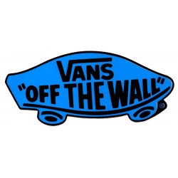 Vans Sticker Skate Classic Off The Wall - Blue 