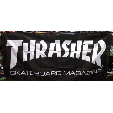 Thrasher Thrasher Mag Banner Logo Bannière Skate