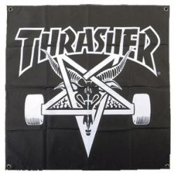 Thrasher Bannière Skate Skate Goat banner 