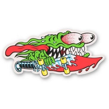 Santa Cruz Slasher Sword Mid Sticker Skate