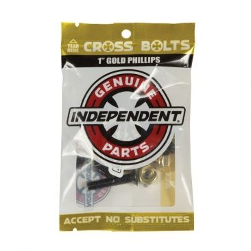 Independent 1 "Phillips Black Gold Screw Screws