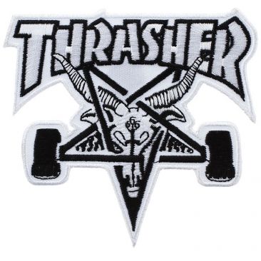 Thrasher Skategoat Black/White Patch Skate