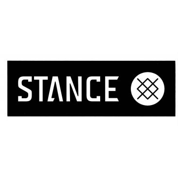 Stance Bar Logo - Black - S Sticker Skate