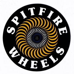 Spitfire Sticker Skate Classic Swirl - Yellow - M 