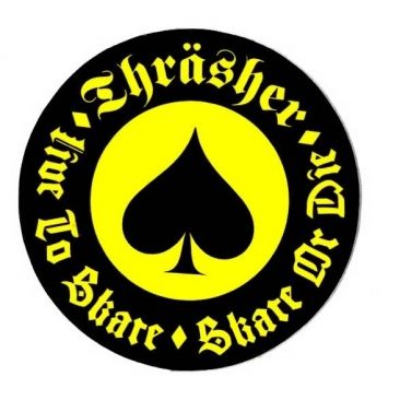 Thrasher Oath - Black/Yellow Pegatina