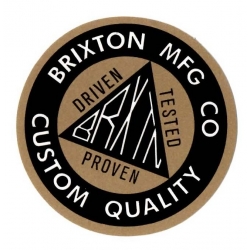 Brixton Aangepaste kwaliteit - zwart / goud - M Sticker