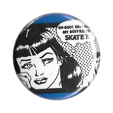 Thrasher Boyfriend Button Pins & Badge Skate