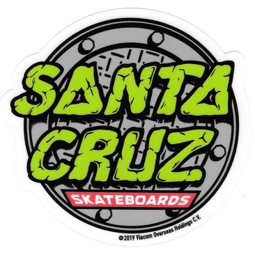 Teenage Mutant Ninja Turtles Dot Logo Sticker Santa Cruz Skateboards