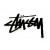 Stussy Original Stock decal - Black