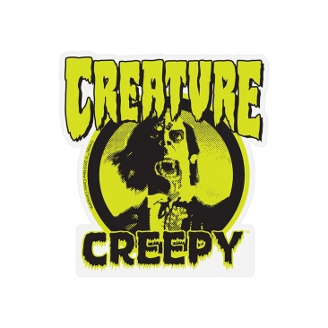 Creature Creepy Mylar Sticker Skate