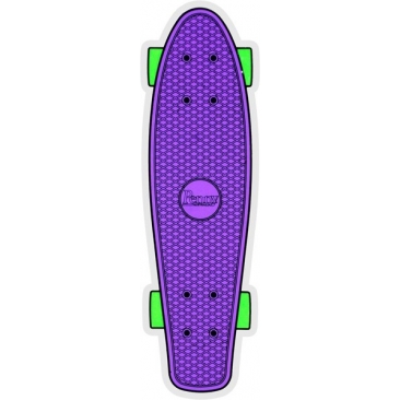 Penny Floor Purple Sticker Skate