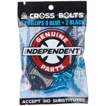 Independent 1 "Phillips Blue Black screw Screws