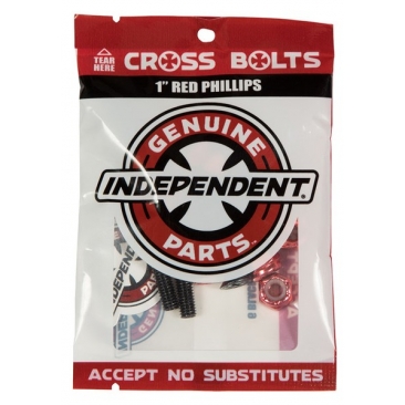 Independent 1 "Phillips Red Black-schroef Schroeven