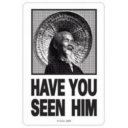 Powell Peralta Sticker Skate Have you seen him - Black 