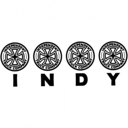 Independent Sticker Skate Four Of A Kind Decal - Black 