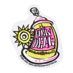 New Deal Sticker Skate Spray Can Yellow 