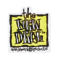 New Deal Sticker Skate Napkin Yellow 